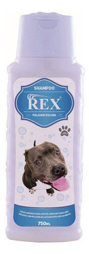 Shampoo Rex Pelagem Escura 750m