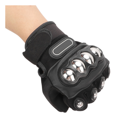 Guantes De Ciclismo Negros Transpirables Regulables Con Medi