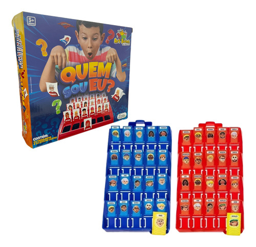 Jogo Quem Sou Eu ? Educativo Com Tabuleiro E Cartas Advinha