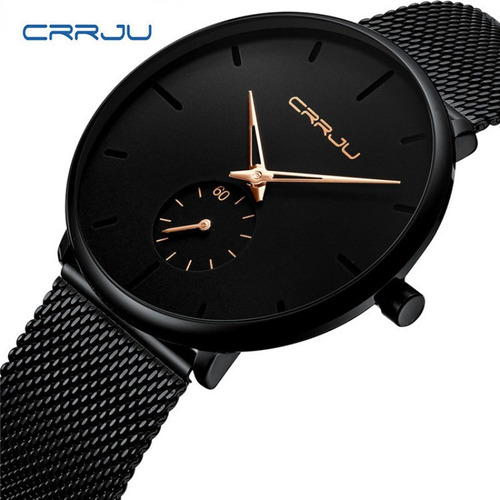 Relojes De Cuarzo Ultradelgados Simples Crrju 2150a