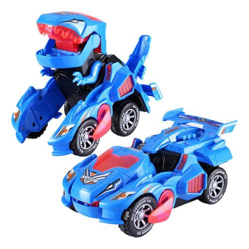 O Dinosaur Transformer Car Toy - Pull Back Dino Race Car