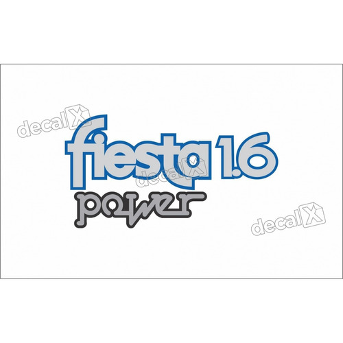 Par Adesivos Ford Fiesta 1.6 Power Fst16pw