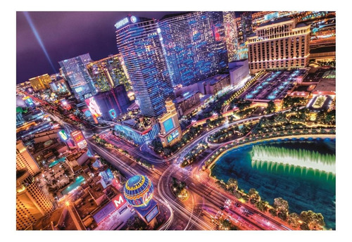 Rompecabezas Clementoni Las Vegas 32555 De 2000 Piezas