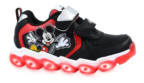 Zapatillas Disney Mickey Mouse Con Luces Footy Multiluces