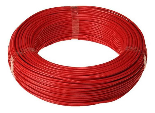 Fio Elétrico Flexível 10mm 100mts Vermelho 750v Residencial