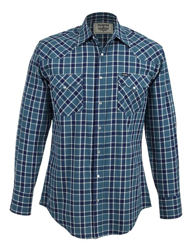 Camisa Vaquera Wrangler Painted Desert De Hombre U12