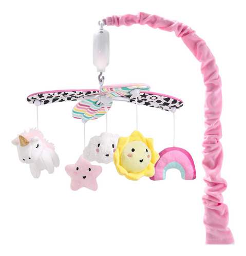 Móvil De Cuna Para Niñas, Unicornio, Estrellas, Arco Iris, I