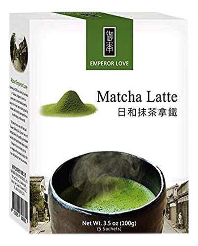 Té Matcha Latte Instantáneo, Emperor Love, 20 G