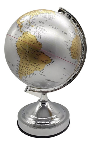 Globo Terrestre Grande Planisferio Escolar Mapa Atlas 30cm 