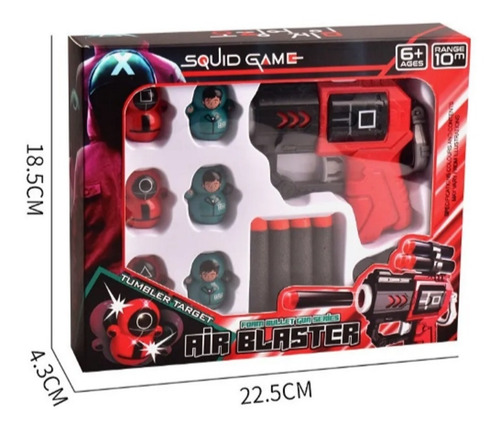 Pistola Nerf Modelo Squid Game Juego De Calamar