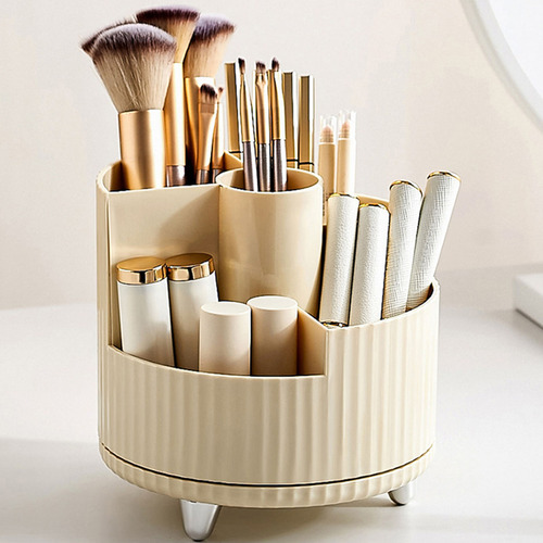 Soporte Para Brochas De Maquillaje Con Rotación De 360 Grado