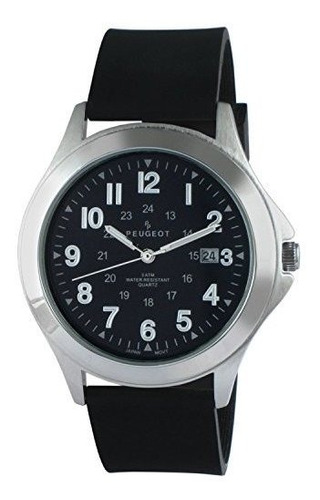 Reloj Pp Peugeot Para Hombre 1017bk Army Military Style
