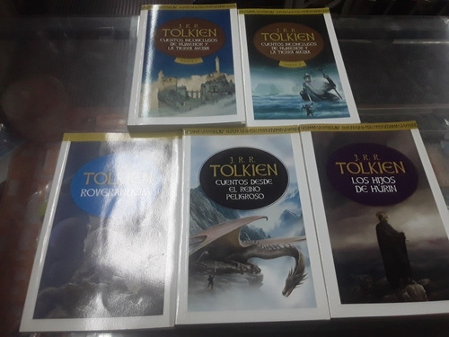Libros De Tolkien Lote X5 Hurin Roverandom Señor Anillos