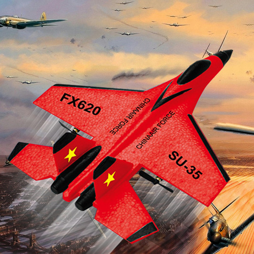 Avión Fx620 Su35 Red Control Heavy Glider 2025