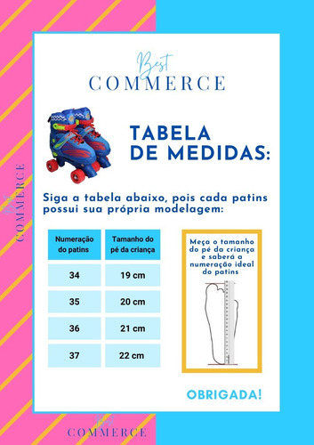Imagem 3 de 9 de Patins Roller Quad Infantil 4 Rodas + Kit De Proteção
