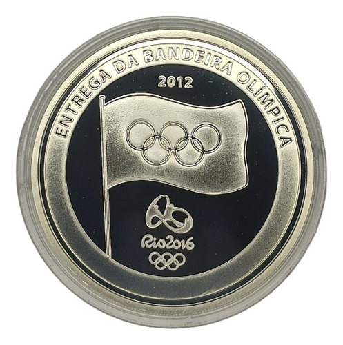 Moeda 5 Reais Bandeira Olímpica 2012