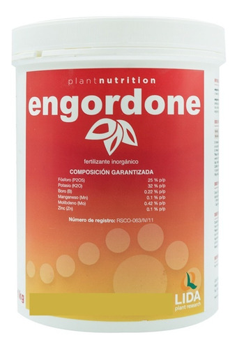 Engordone Para Engorde De Fruto Lida 100 Gramos