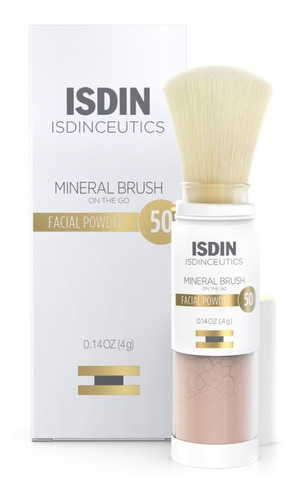 Isdin Mineral Brush  On The Go Facial Powder Spf 50+  4 G