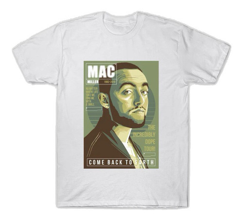 Playera Tendencia Mac Miller Rapero, Cantante American Rappe