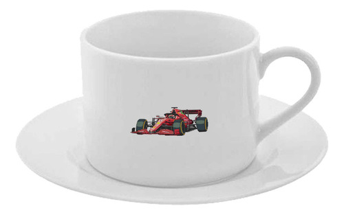 Taza Y Plato Desayuno Te Café Coche De Carreras Cod A39