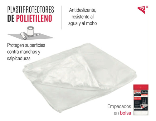 Brochas De Pintor 4 Y 2 + Masking Tape Truper + Plástico Negro