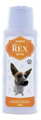 Shampoo Rex Anti Super Cheiroso Para Banho  6 Em 1 - 750ml Fragrância Neutro