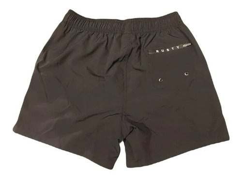 Imagen 2 de 6 de Short De Baño Rusty Gigant Negro Hombre Original