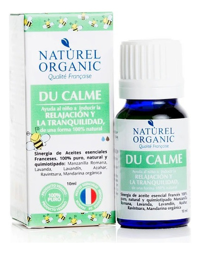 Aromaterapia Para Niños  Du Calme  10ml Naturel Organic