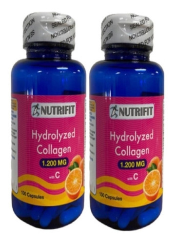 Colágeno Hidrolizado 1200mg+ Vitamina C Americano Puro