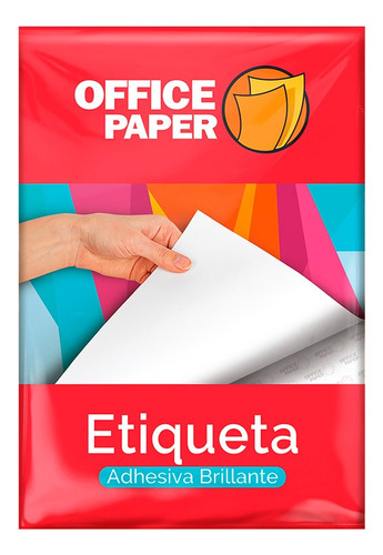 Etiqueta Office Paper Brillante 180g Por 25 Hojas A4