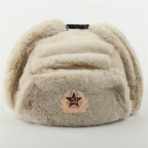 Buen Ruso Shapka Ushanka (bonito, Médico 60) A 1