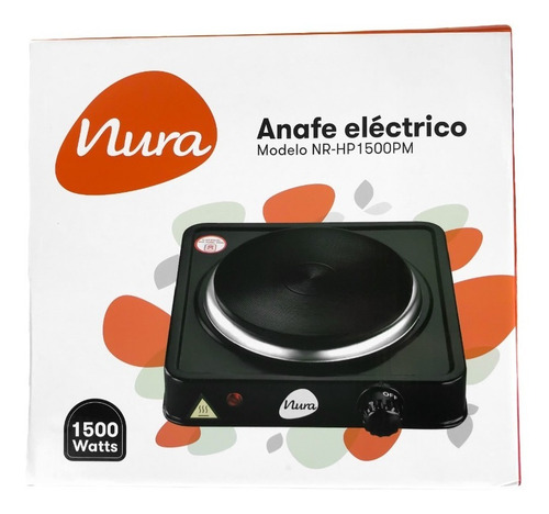Imagen 7 de 10 de Anafe Electrico 1 Hornalla 1500w Potente Cocina Portatil