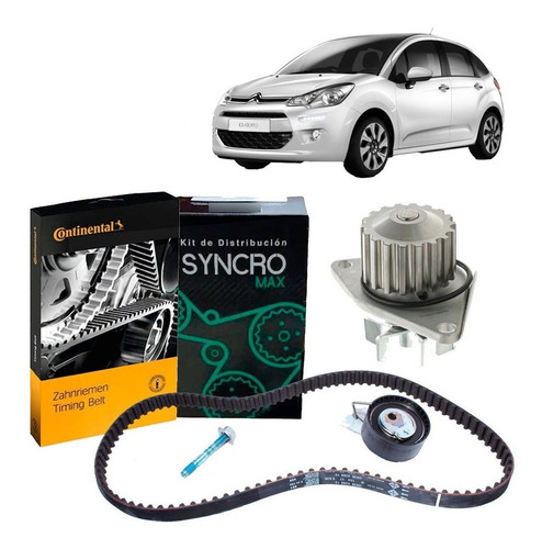 Kit Distribucion + Bomba Para Citroen C3 1.4 Tu3a 2010 2020