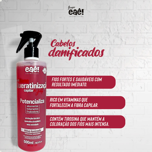 Kit Nanotecnologia Potencializador Capilar Jato Ionizador