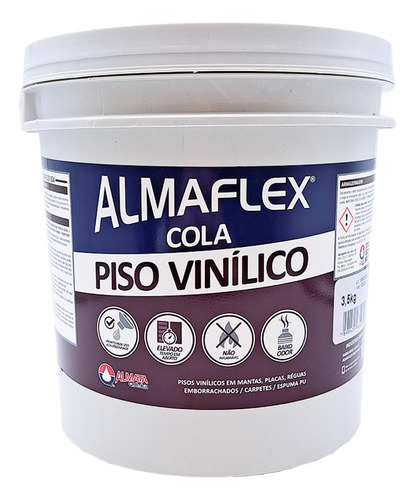 Cola Piso Vinilico Almaflex Pva 804 3,5kg