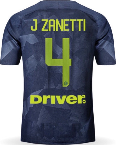 Jersey Inter 2018 Tercero Javier Zanetti Envío Gratis