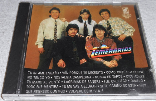 Cd Los Temerarios / 15 Super Éxitos Vol 1