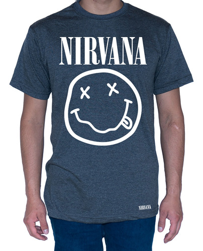 Camiseta Nirvana - Rock - Metal