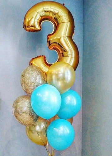 Globos Con Helio Y Decoraciones. Cajas Sorpresa