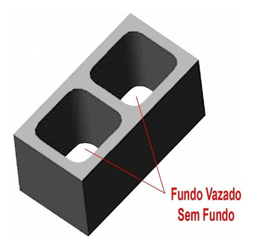 Imagem 4 de 6 de Forma Bloco #14 Manual - Fundo Aberto/vazado - Gastrobel