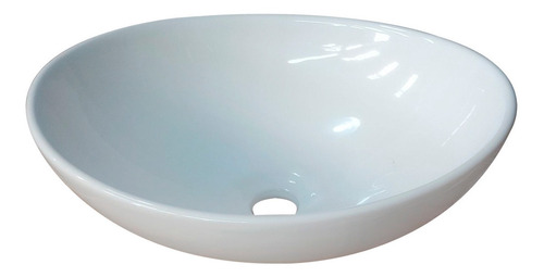 Ovalin De Lujo Lavabo Ceramico 40cm Para Sobreponer Tokio