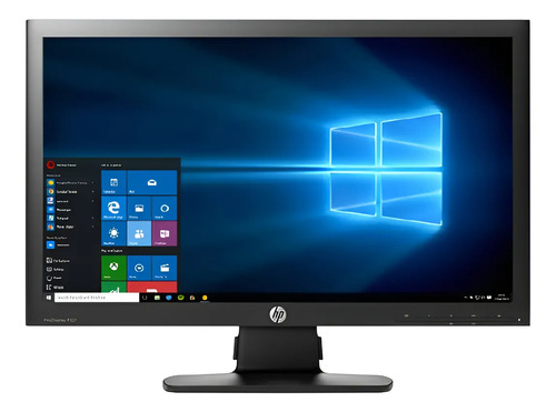 Excelente Monitor Hp Pro Display P201 20 Full Led Negro (Reacondicionado)