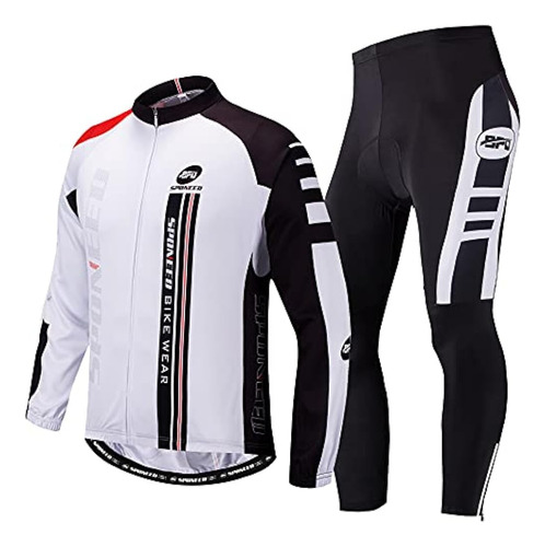 Sponeed Mens Ciclismo Jersey Traje De Manga Larga Bicicleta 