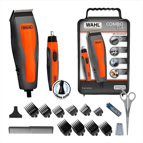 Maquina Wahl Kit 2 En 1 Combo Cut  22 Piezas