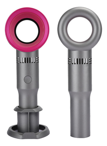 Ventilador Recargable Rosa Sin Aspas, Mini Portátil Usb