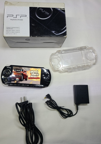 Psp Super Slim 16gb Original Con 17 Juegos Caja Y Accesorios