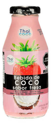 Bebida De Fresa Thai Coco 12/280ml