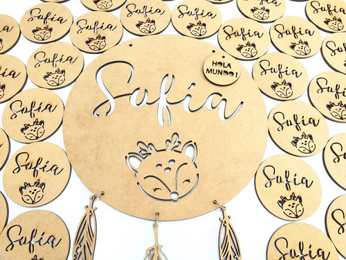 Kit Nacimiento Baby Shower Souvenir - Mdf / Fibrofacil