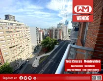 Comprar Venta Apartamento 1 Dormitorio Tres Cruces Montevideo Con Cochera Zona Terminal Tres Cruces A Nuevo Piso Alto Al Frente Con Renta