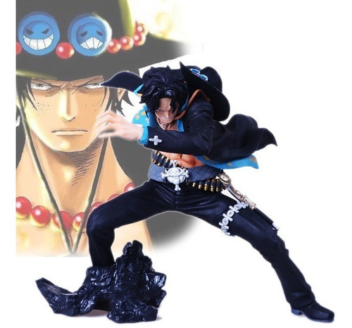 Figura Muñeco Anime Ace De One Piece 15 Cm 